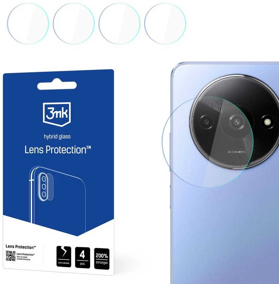 3mk Lens Protection™ hibridinis fotoaparato stiklas Xiaomi Redmi A3