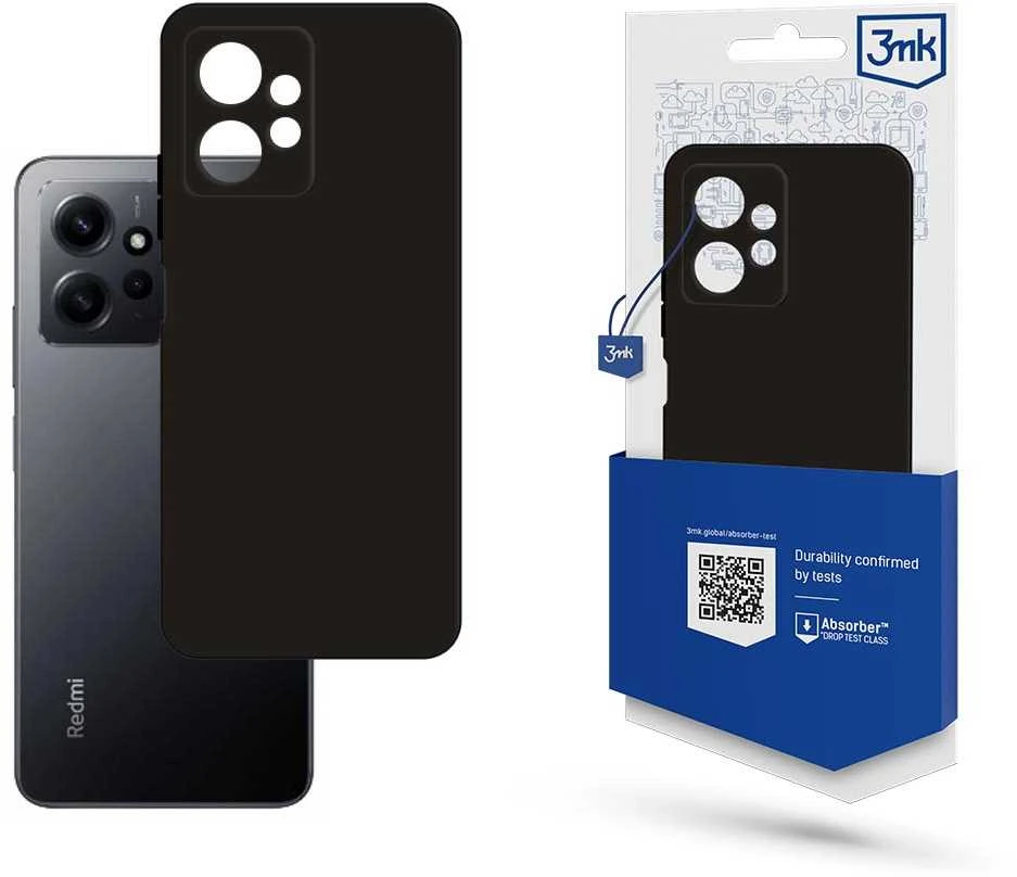 Dėklas 3mk Matt Case Xiaomi Redmi Note 12/Note 12 4G juodas