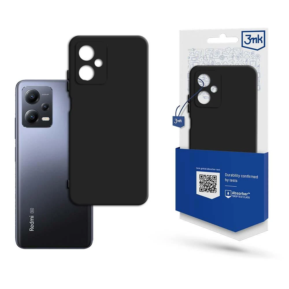 Dėklas 3mk Matt Case Xiaomi Redmi Note 12 5G juodas