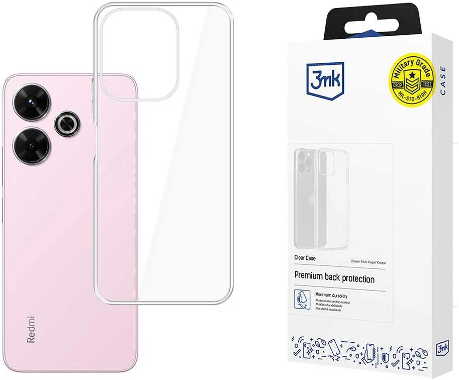 3MK skaidrus dėklas „Redmi 13R 5G“ / „Redmi 13 4G“