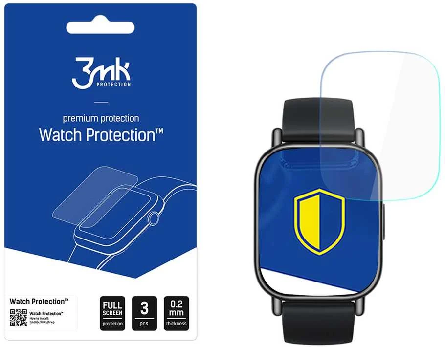 3Mk apsauga „Redmi Watch 5 Lite“ – 3mk laikrodžio apsauga su „FlexibleGlass“