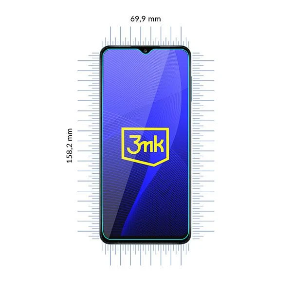 3MK Samsung, Galaxy A12, hibridinis stiklas, skaidri ekrano apsauga