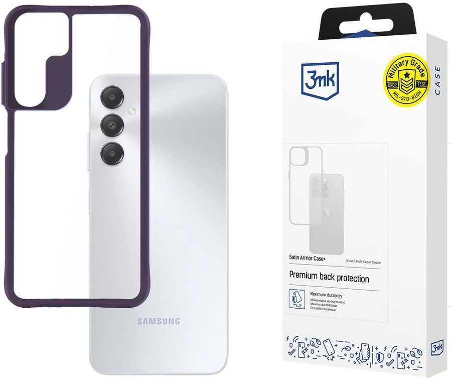 Dėklas 3MK Satin Armor Case+ Sam A15 5Gfioletowy/violetinė