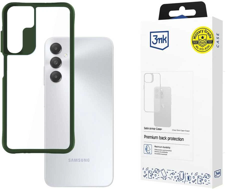 Dėklas 3MK Satin Armor Case+ Sam A15 5Gzielony/žalias