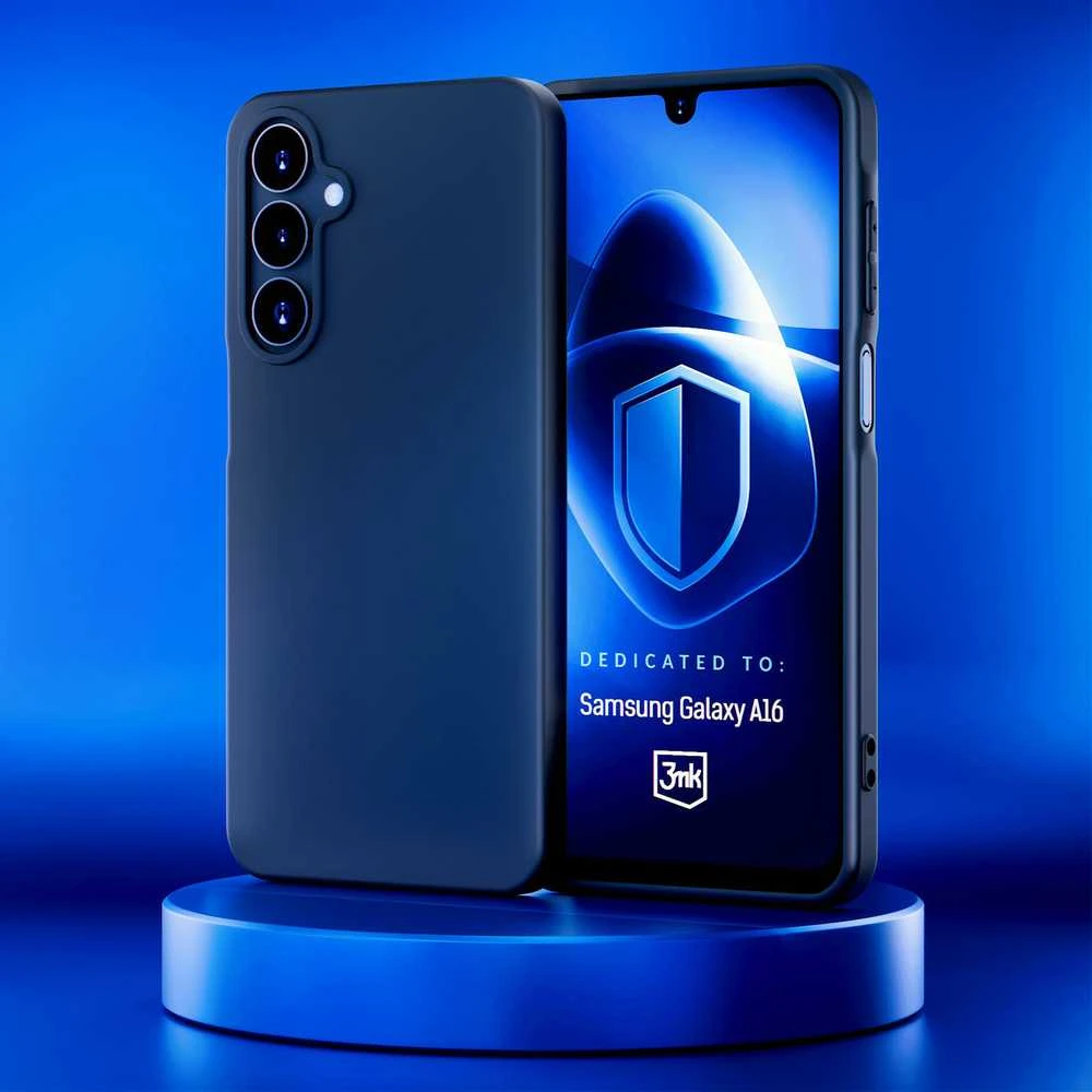 Dėklas 3mk Matt Case Samsung A165 A16 4G/A166 A16 5G juodas