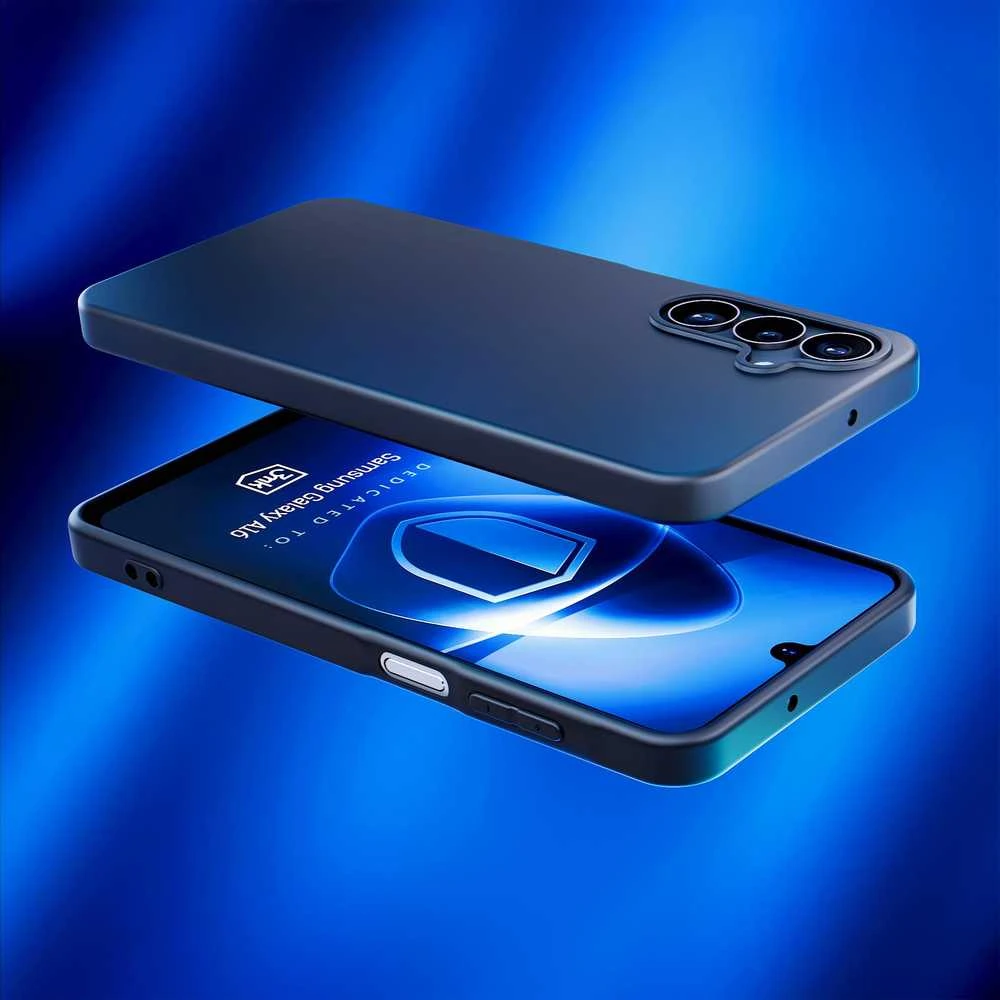Dėklas 3mk Matt Case Samsung A165 A16 4G/A166 A16 5G juodas