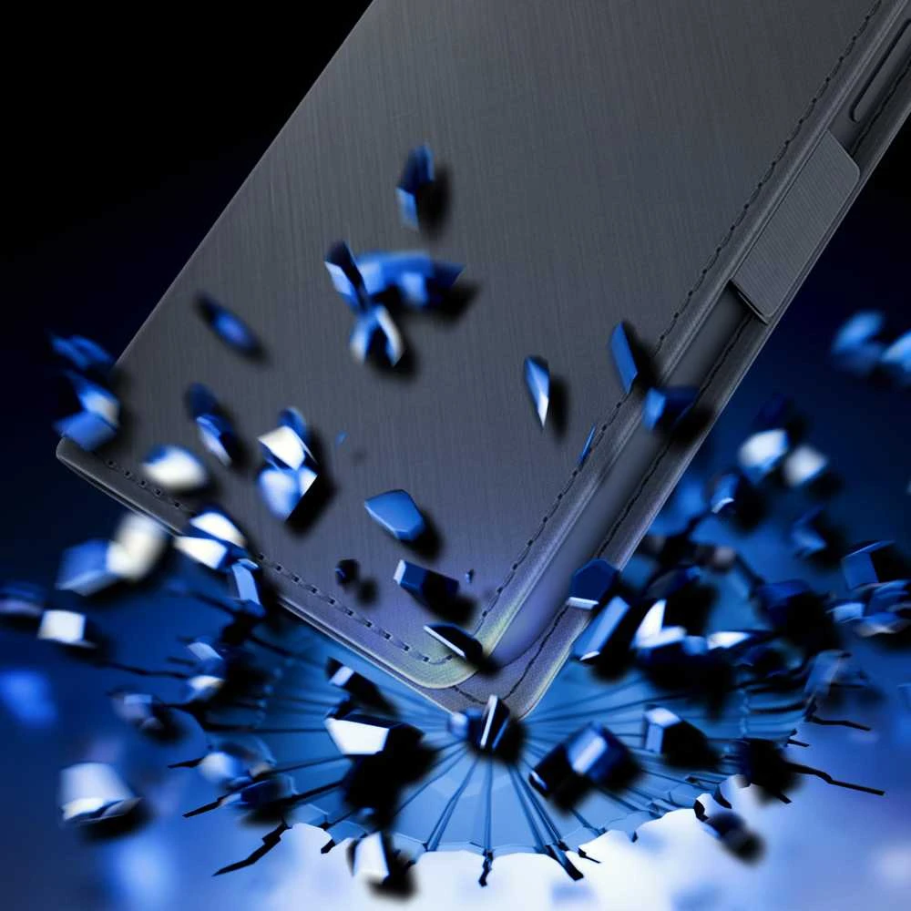 3MK Wallet dėklas Samsung Galaxy A16 juodos spalvos