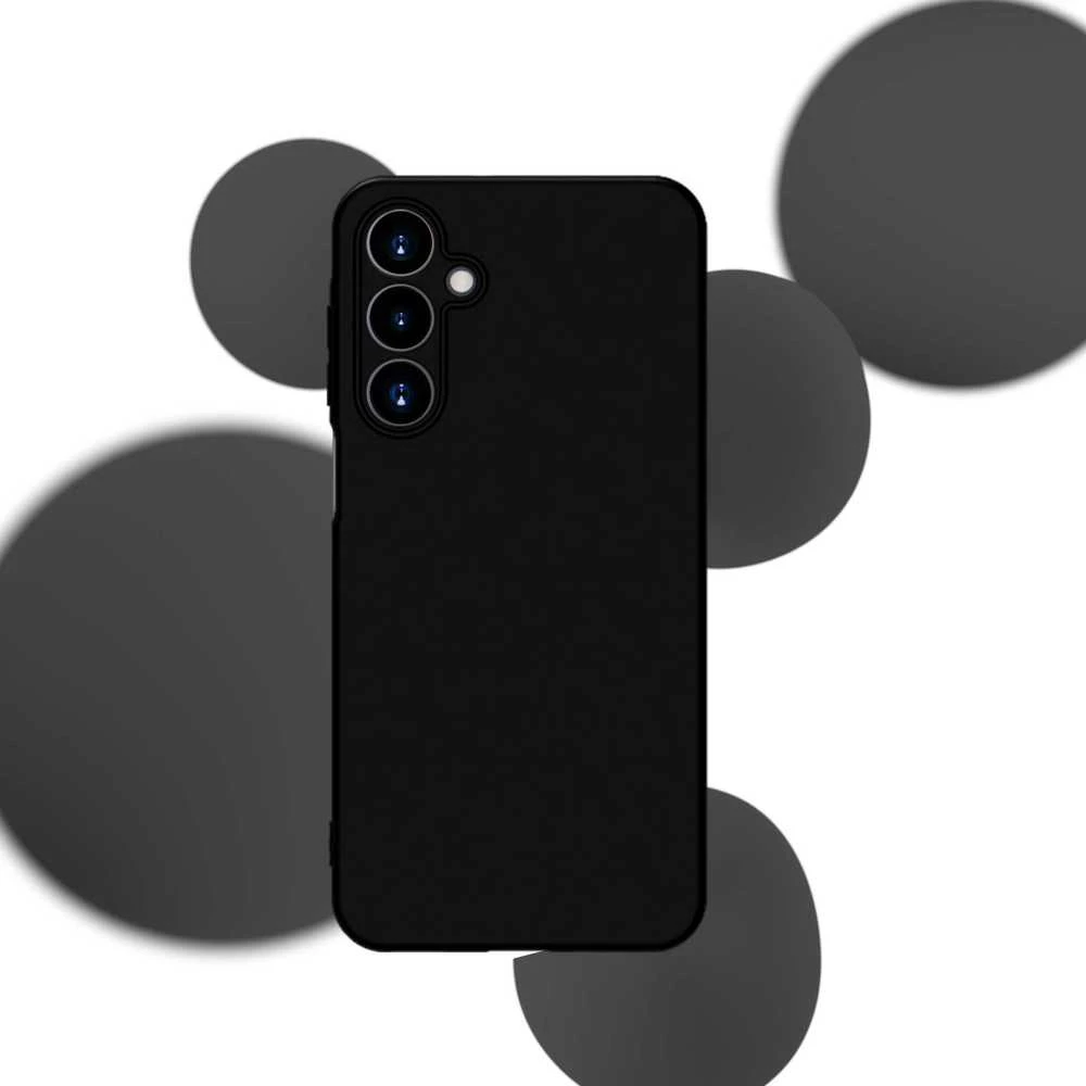 Dėklas 3MK Silikoninis dėklas skirtas Samsung Galaxy A16 juodos spalvos