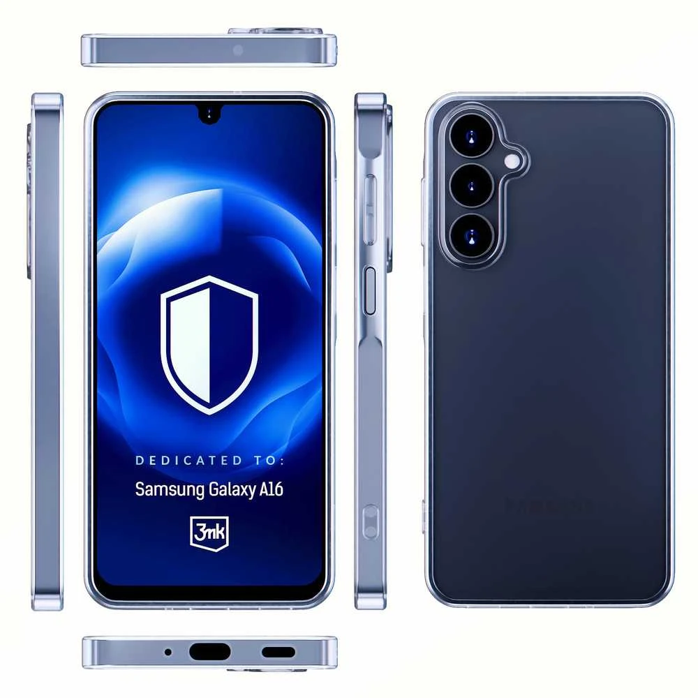 Dėklas 3mk Clear Case 1,2mm Samsung A165 A16 4G/A166 A16 5G