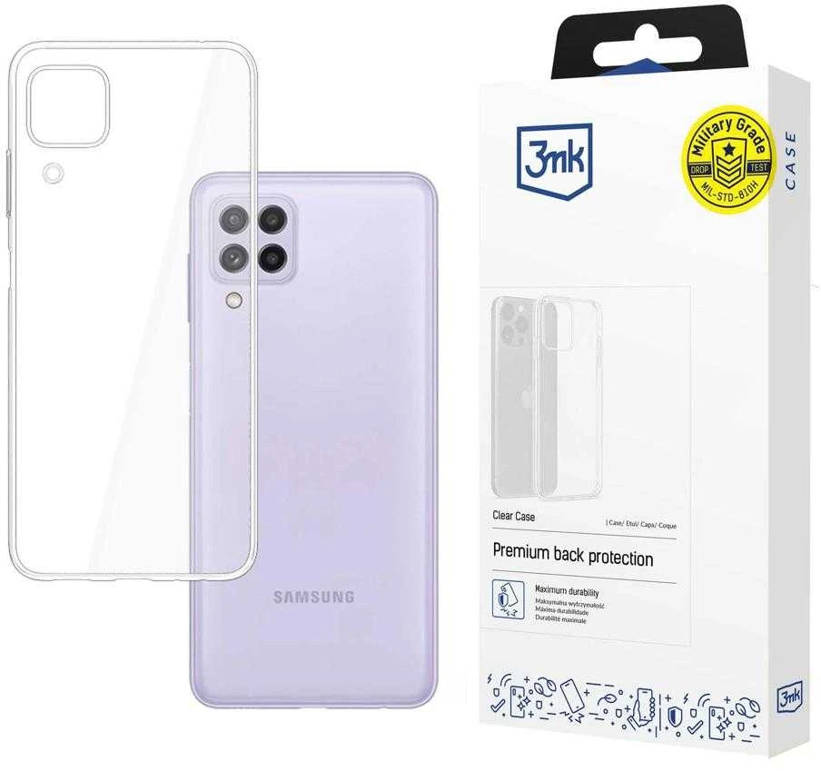Samsung Galaxy A22 4G - 3mk Skaidrus dėklas telefonui