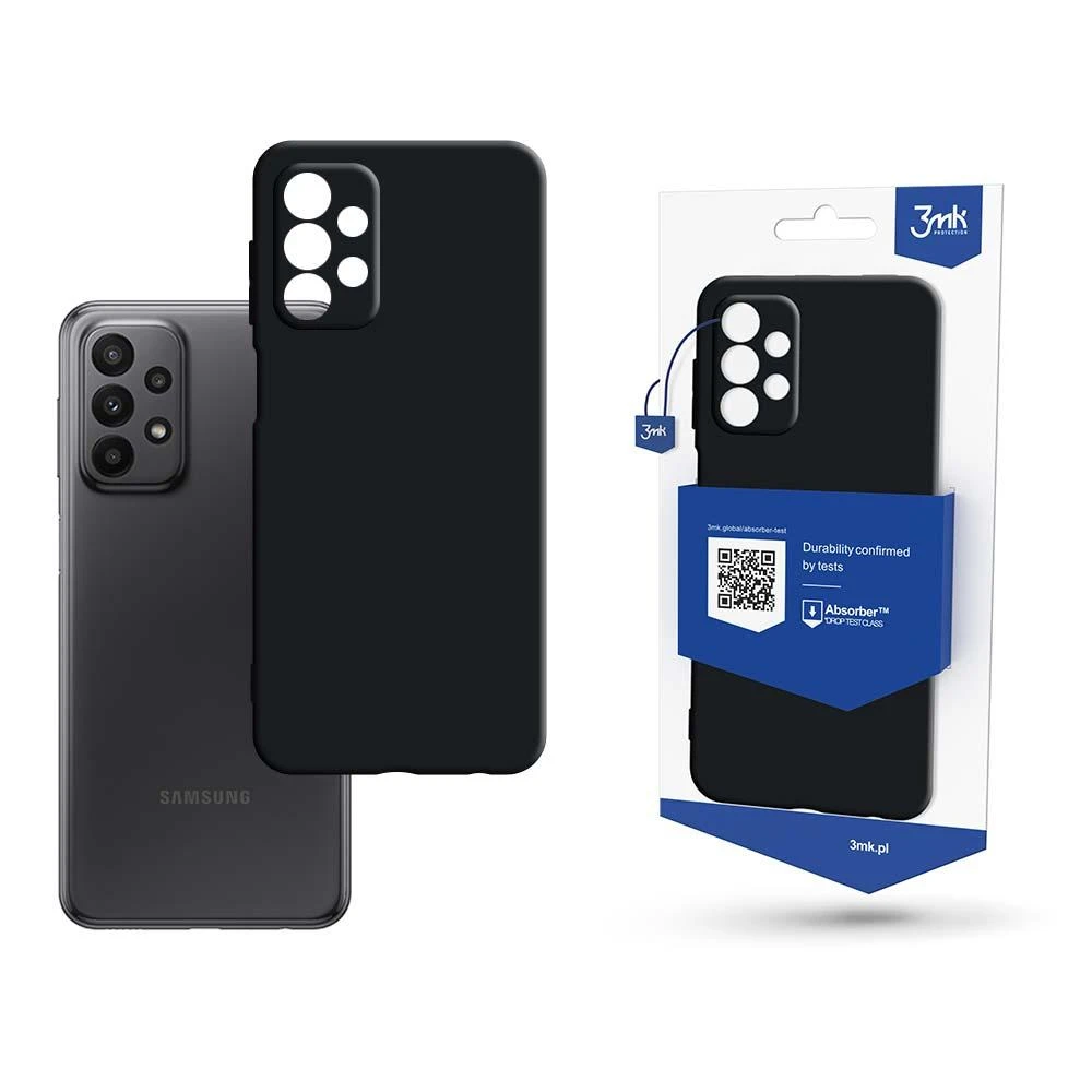 Dėklas 3mk Matt Case Samsung A235 A23 4G/A236 A23 5G juodas