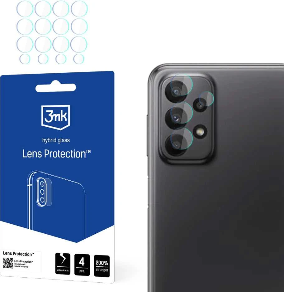 3MK objektyvo apsauga Samsung Galaxy A23 5G kameros objektyvui, 4 vnt.