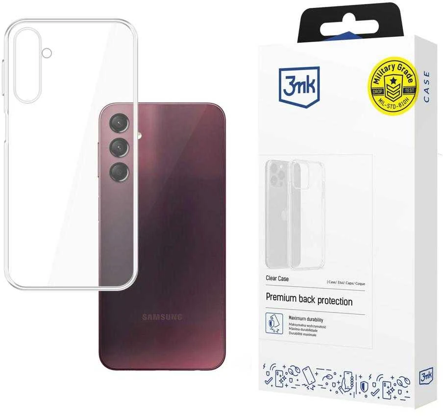 Dėklas 3mk Clear Case 1,2mm Samsung A245 A24 4G/A246 A24 5G