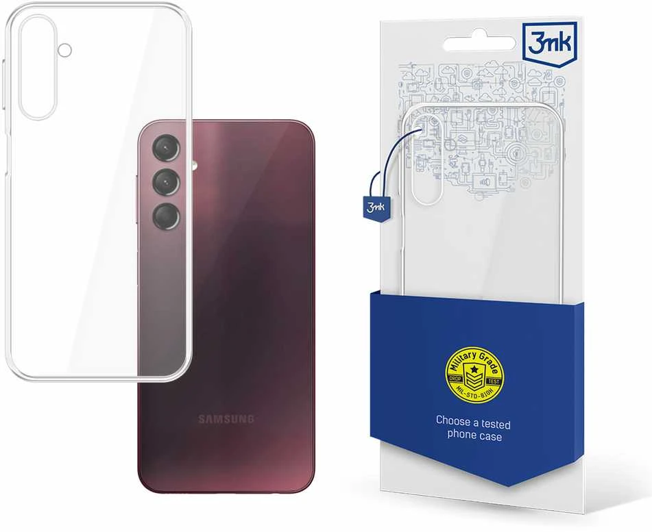 Dėklas 3mk Clear Case 1,2mm Samsung A245 A24 4G/A246 A24 5G