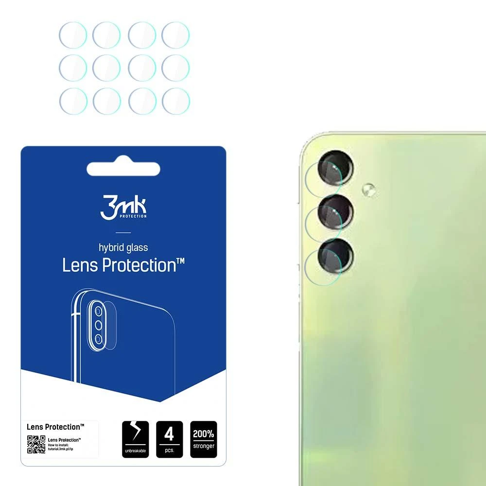 3MK Lens Protect Samsung A24 4G A245 apsauginis stikliukas kamerai 4 vnt