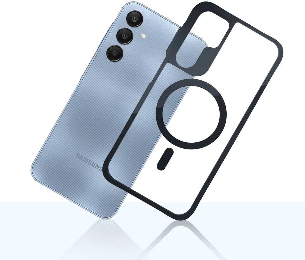 Dėklas 3mk Satin Armor MagCase, skirtas Samsung Galaxy A25 5G – skaidrus