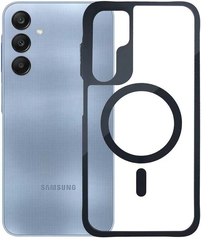 Dėklas 3mk Satin Armor MagCase, skirtas Samsung Galaxy A25 5G – skaidrus