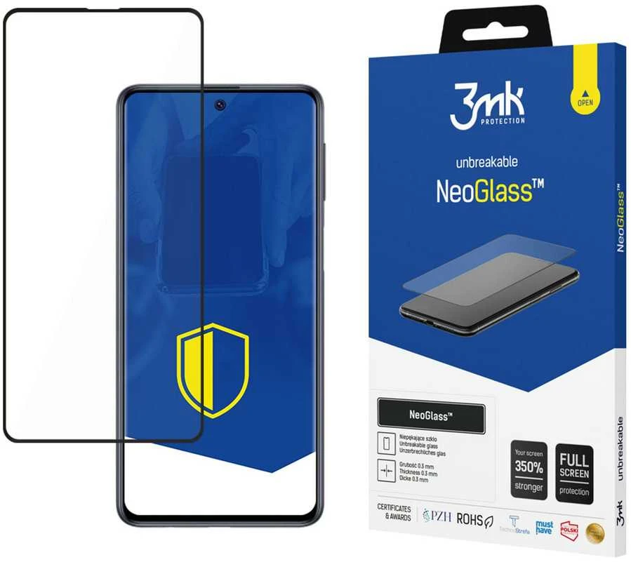 LCD apsauginis stiklas 3MK Neo Glass Samsung A515 A51/S20 FE juodas