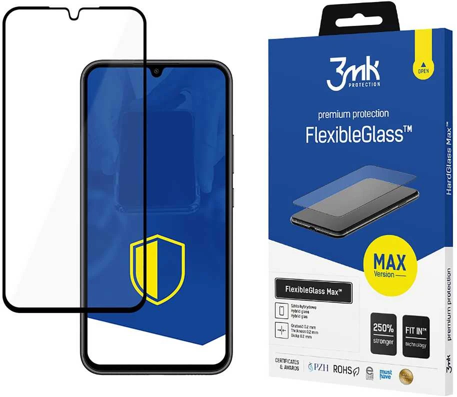 3mk FlexibleGlass Max™ hibridinis stiklas Samsung Galaxy A34 5G
