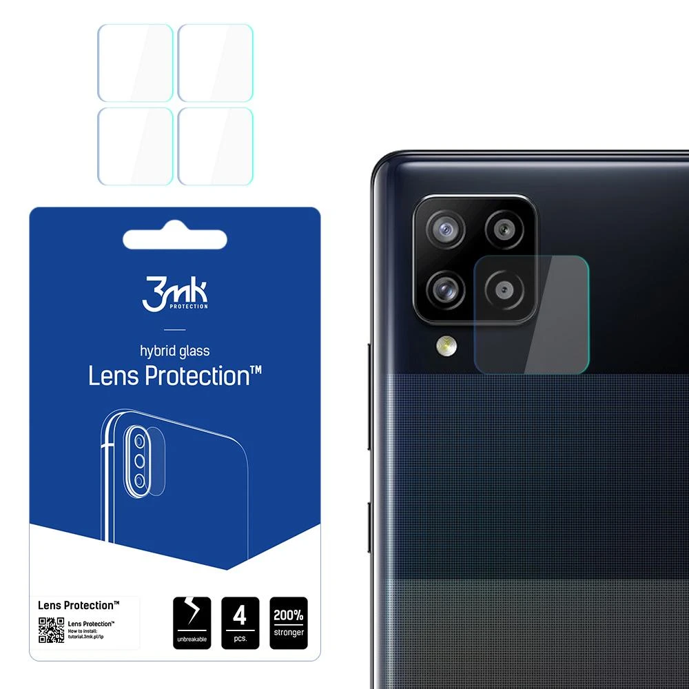 LCD apsauginė plėvelė kamerai 3MK Flexible Glass Lens Samsung A426 A42 5G