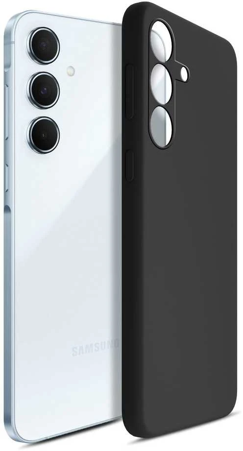 3mk Silicone Samsung Galaxy A55 5G - dėklas telefonui juodos spalvos