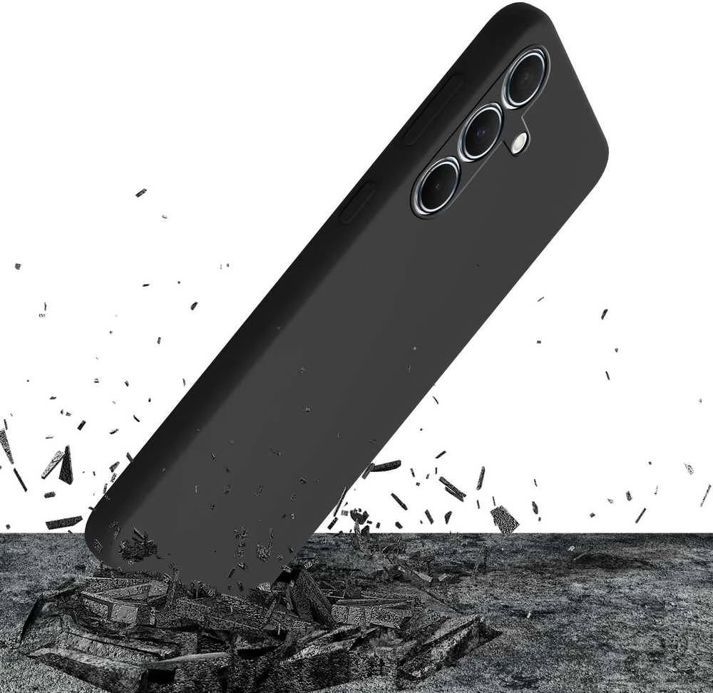 3mk Silicone Samsung Galaxy A55 5G - dėklas telefonui juodos spalvos
