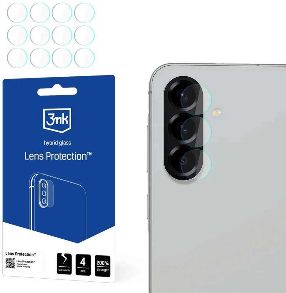 3MK apsauginiai lęšiai „Samsung Galaxy A56 5G“ (4 vnt.)