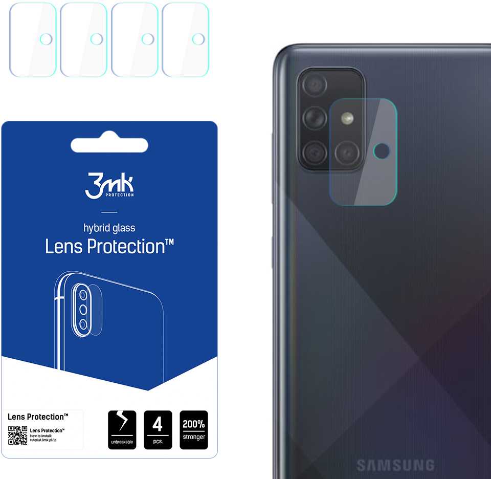 Samsung Galaxy A71 5G – 3mk objektyvo apsauga