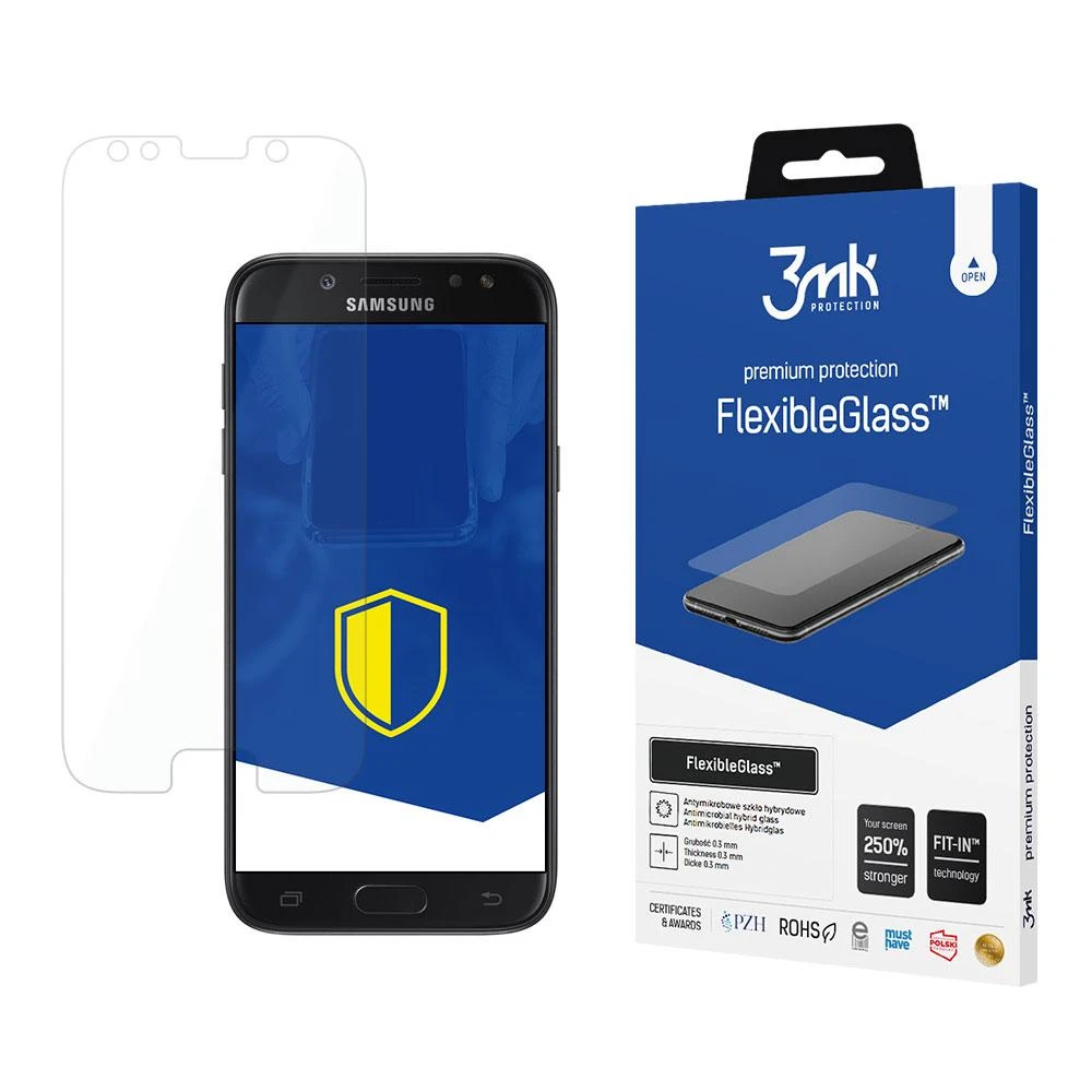 3MK FlexibleGlass ekrano apsauga, Samsung, Galaxy J5 2017, hibridinis stiklas, skaidrus