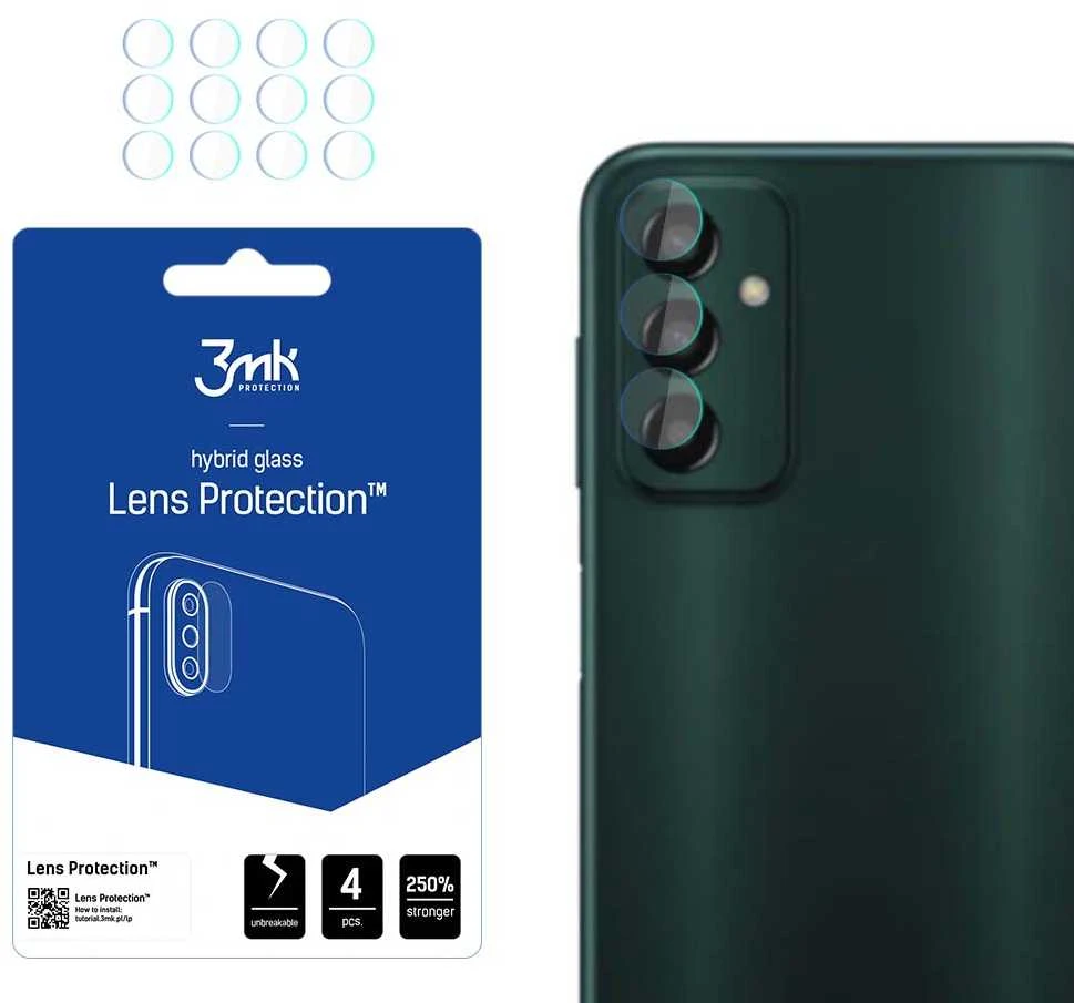 3MK objektyvo apsauga Samsung M13 4G M135 fotoaparato objektyvo apsauga 4vnt