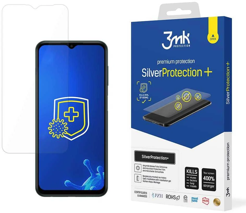 3MK Sidabrinis Protect+ Samsung Galaxy M13 5G antimikrobinis