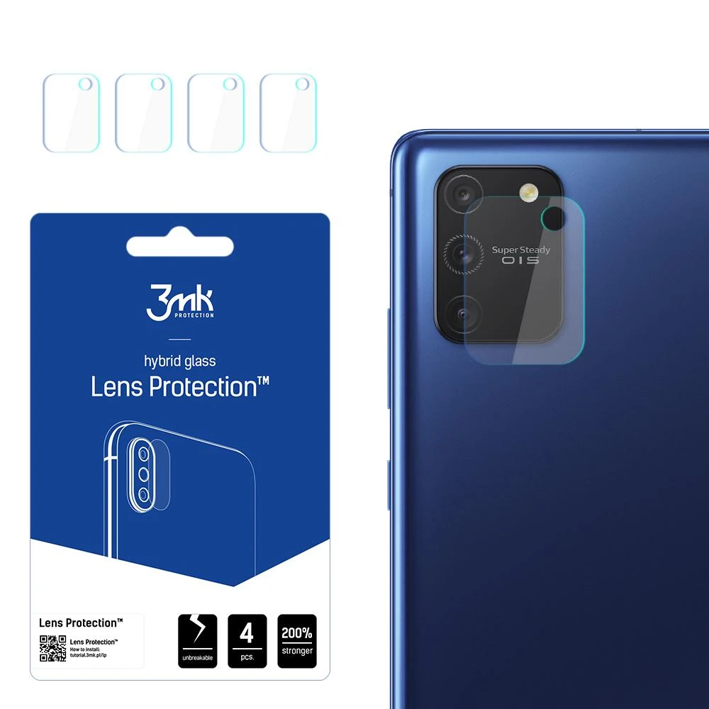 HYBRID GLASS 3MK FLEXIBLE GLASS LENS SAMSUNG GALAXY S10 LITE FOR CAMERA 4 PCS.