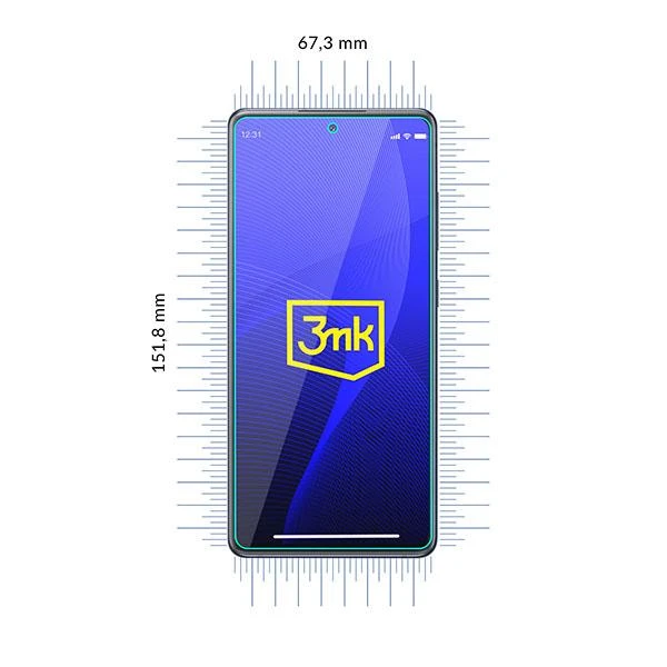 LCD apsauginė plėvelė 3MK Lankstus stiklas Samsung G780 S20 FE