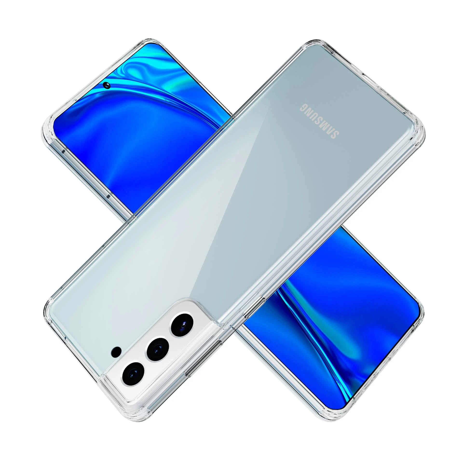 3MK ClearCase Samsung, Galaxy S21 Plus, TPU, skaidrus, skaidrus telefono dėklas