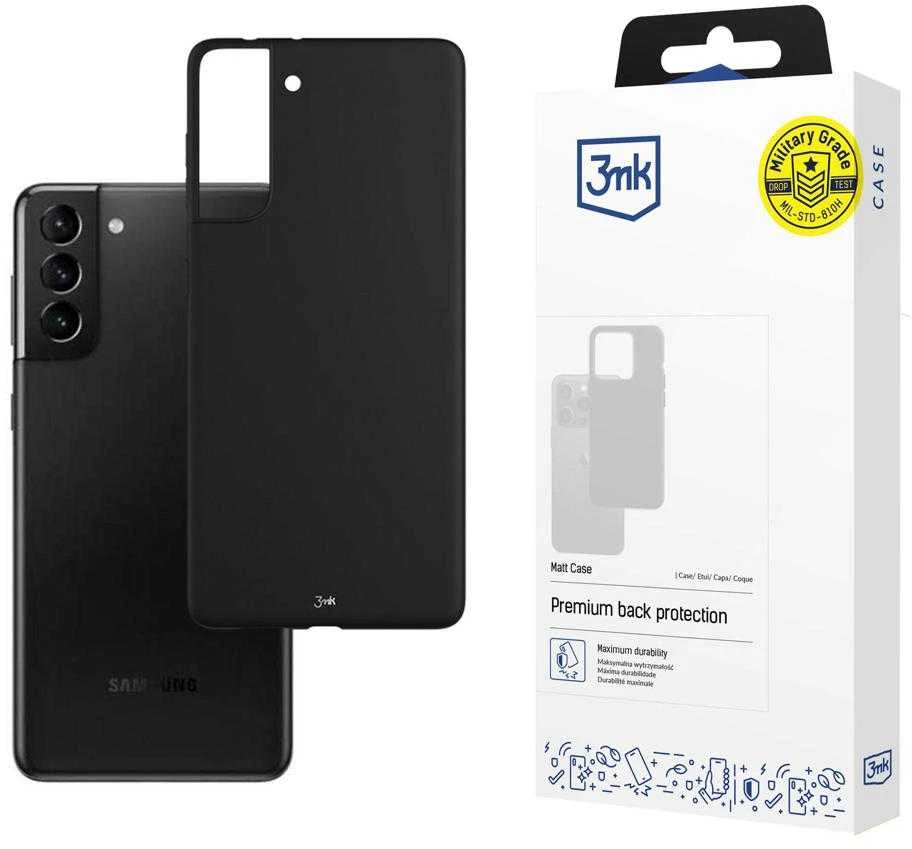 Dėklas 3mk Matt Case Samsung G990 S21 juodas