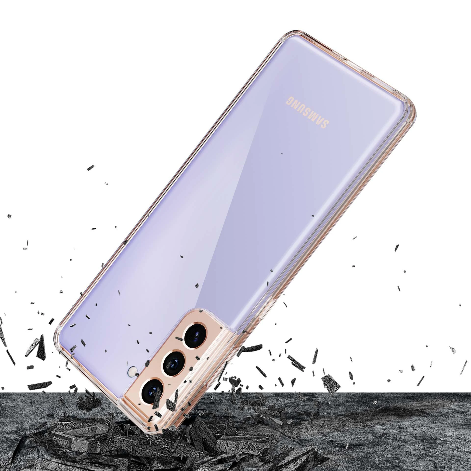 3MK ClearCase Samsung, Galaxy S21, TPU, skaidrus, skaidrus telefono dėklas