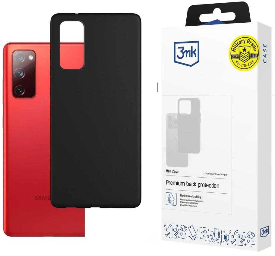 3MK Matt Case Galaxy S21 FE, TPU, Juodas, Matt telefono dėklas