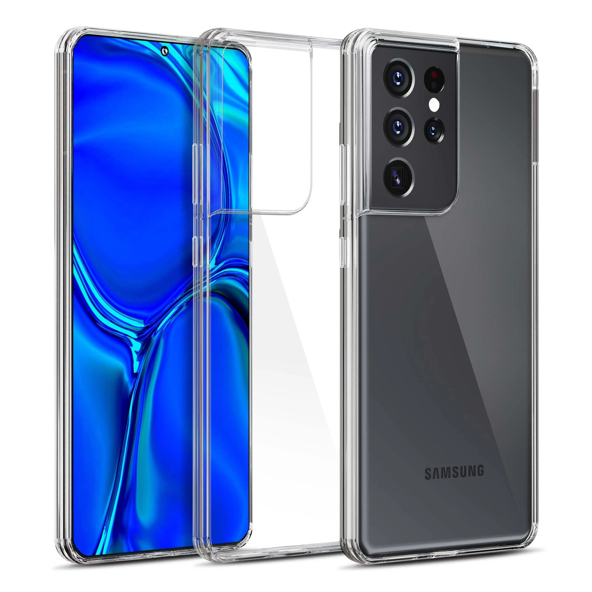3MK ClearCase Samsung, Galaxy S21 Ultra, TPU, skaidrus, skaidrus telefono dėklas