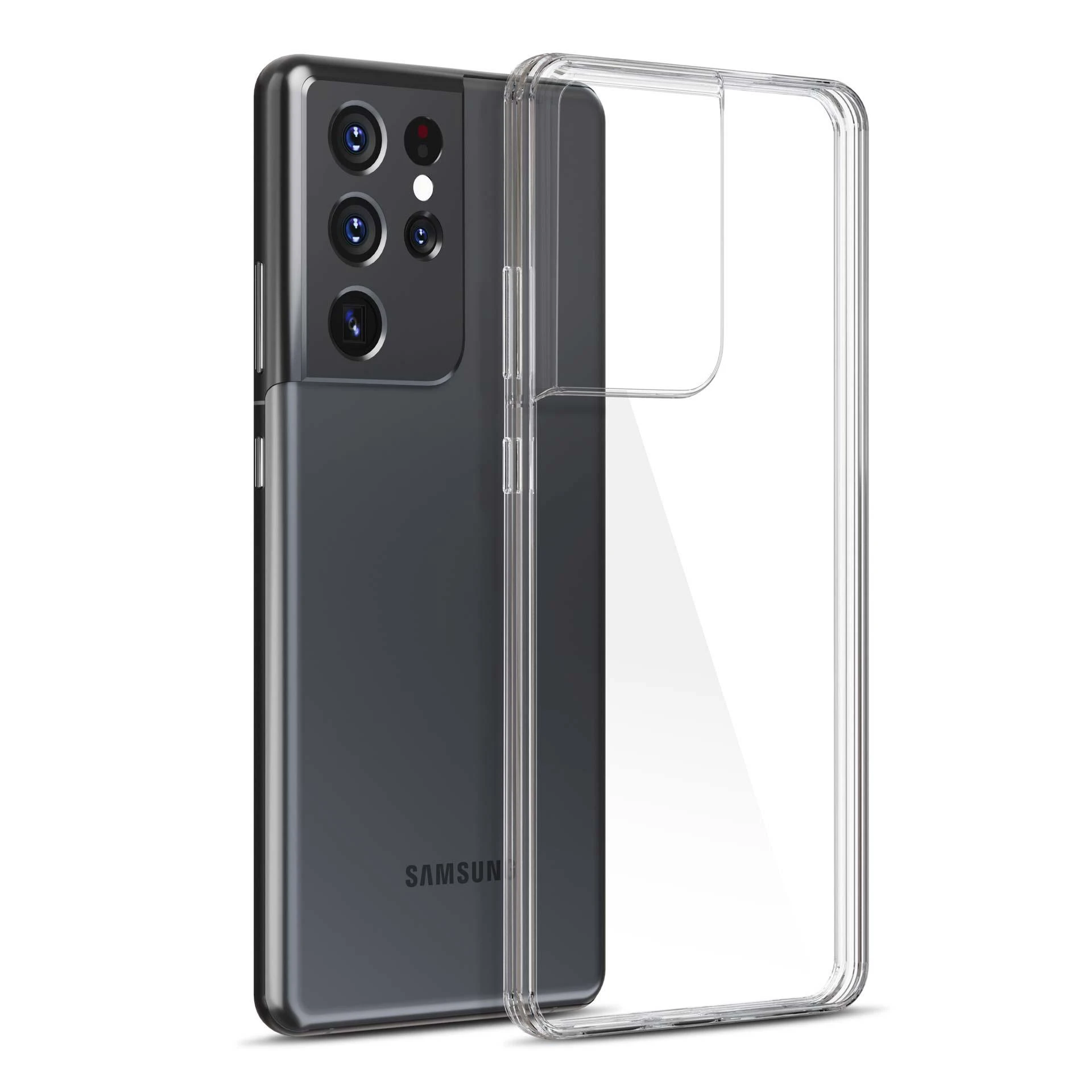3MK ClearCase Samsung, Galaxy S21 Ultra, TPU, skaidrus, skaidrus telefono dėklas