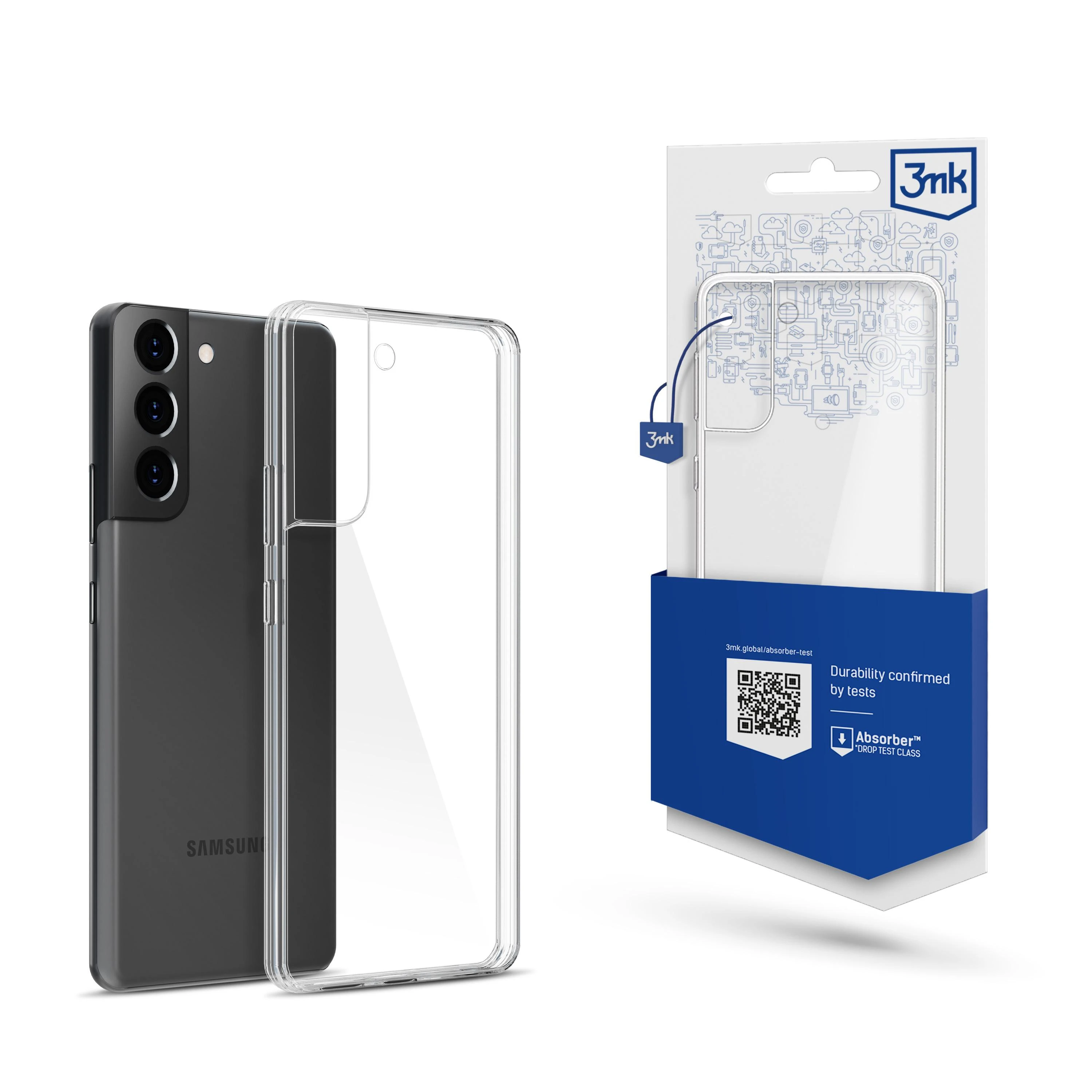 Dėklas 3mk Clear Case 1,2mm Samsung S906 S22 Plus 5G