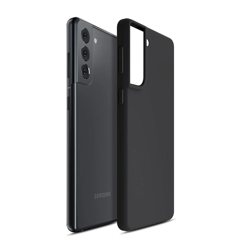 3MK Silicone Dėklas Samsung Galaxy S22 5G S901 juodos spalvos