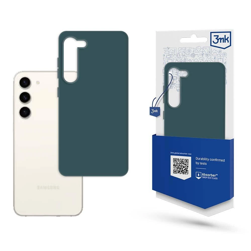 Dėklas 3mk Matt Case Samsung S911 S23 5G tamsiai žalias