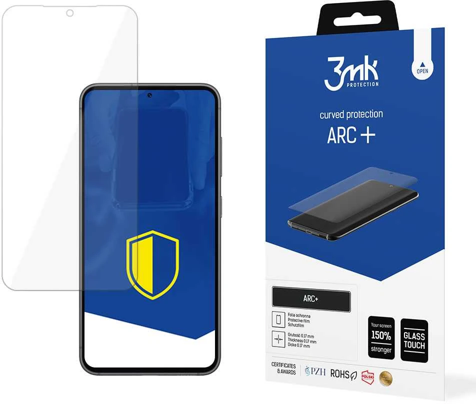 Apsauginė plėvelė Samsung Galaxy S24 Plus 3mk ARC+ skaidrus