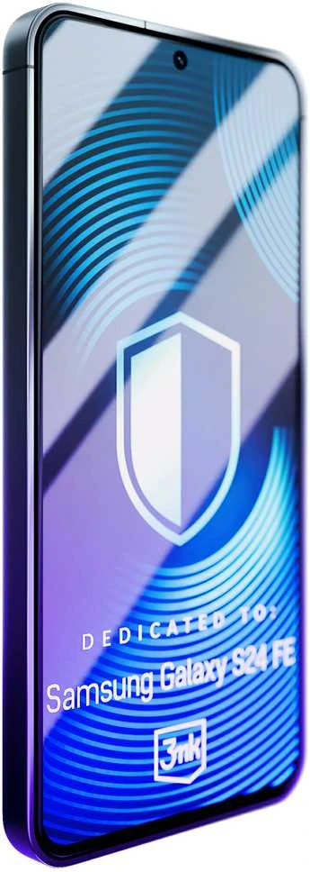 3MK HardGlass Max Lite Samsung Galaxy S24 FE S721 juodos spalvos, Fullscreen Glass Lite