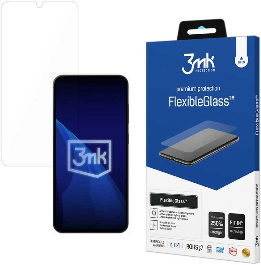 3MK „FlexibleGlass“ „Samsung Galaxy S25+“ hibridinis stiklas