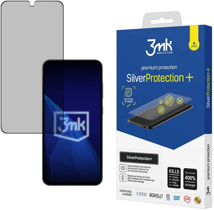 3MK SilverProtect+ Samsung Galaxy S25 Plus Plėvelė antimikrobinė montuojama šlapiuoju būdu