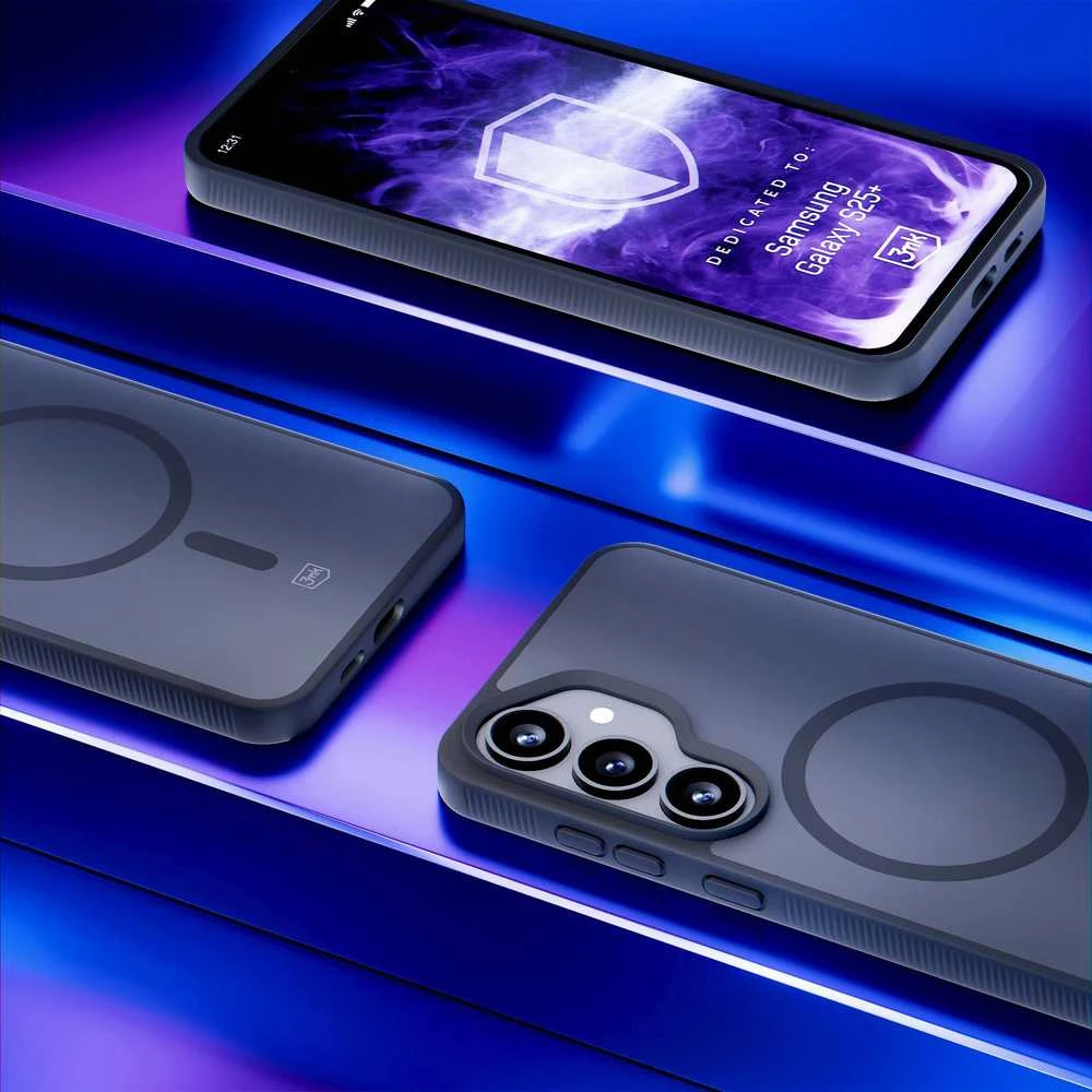 Dėklas 3MK Smoke MagCase skirtas Samsung Galaxy S25+
