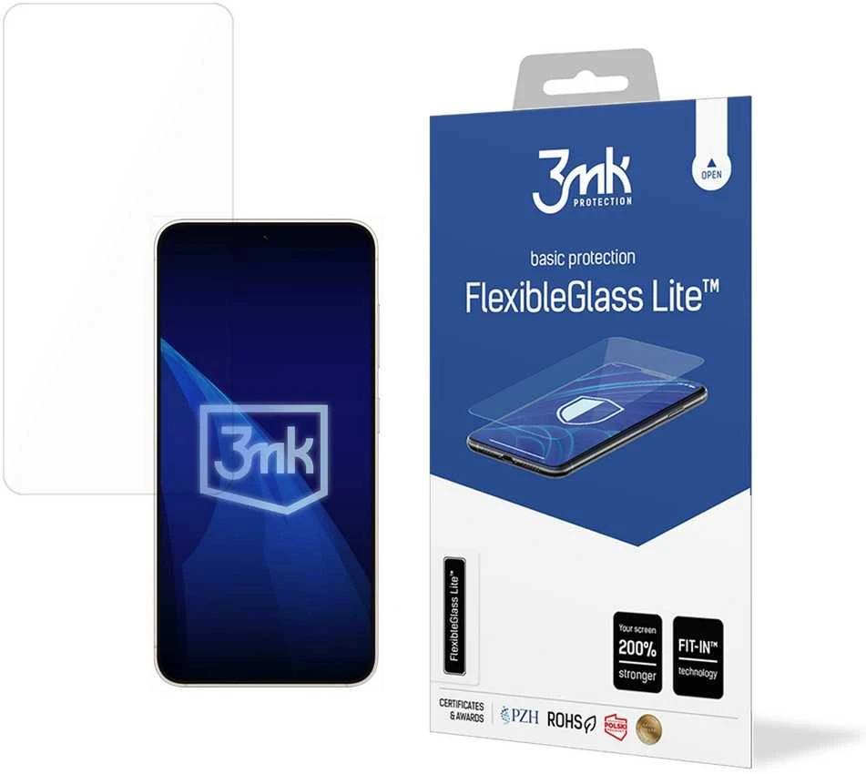 3MK „FlexibleGlass Lite“ hibridinis stiklinis sijonas „Samsung Galaxy S25 Edge“