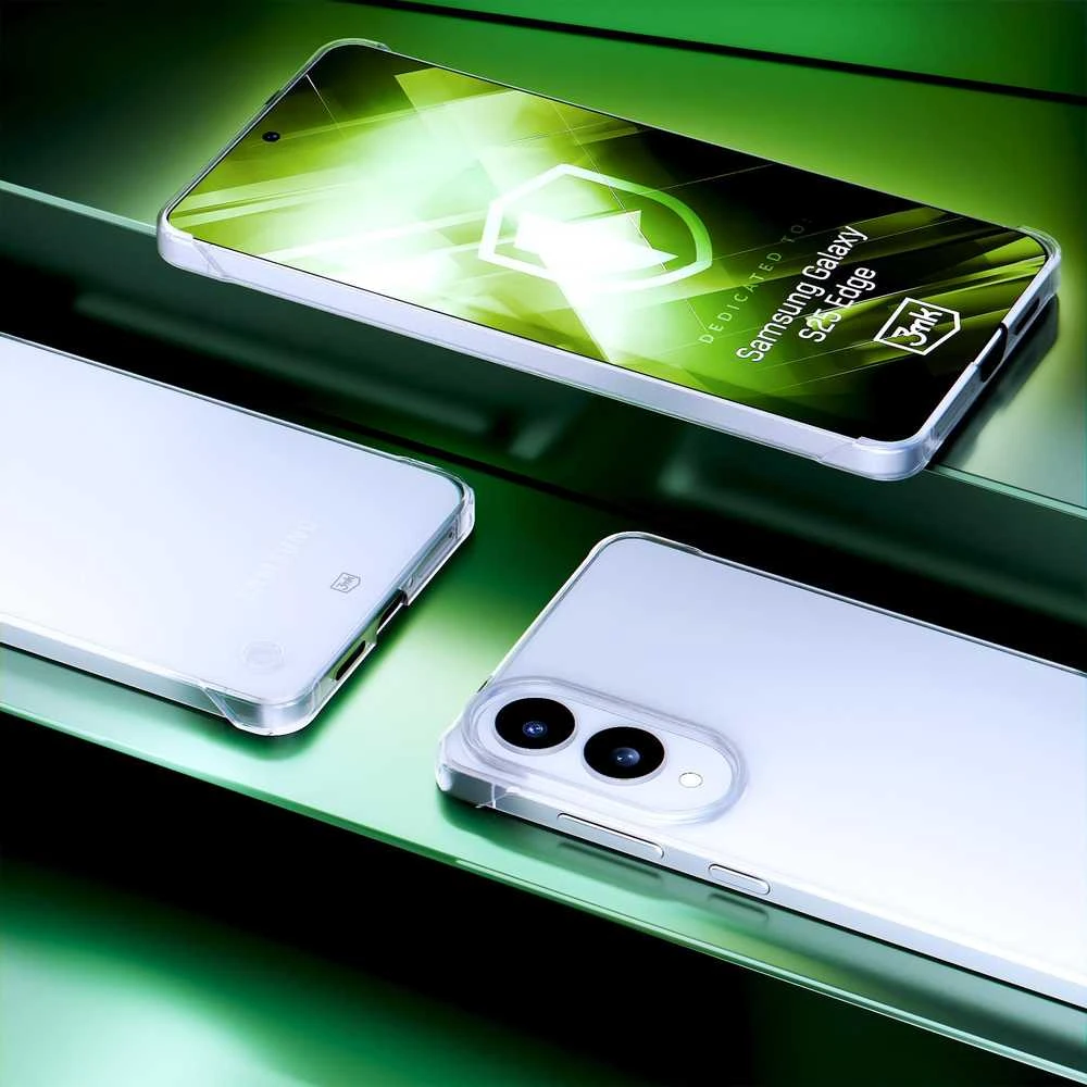 Samsung Galaxy S25 Edge – 3mk Just20g skaidrus Dėklas