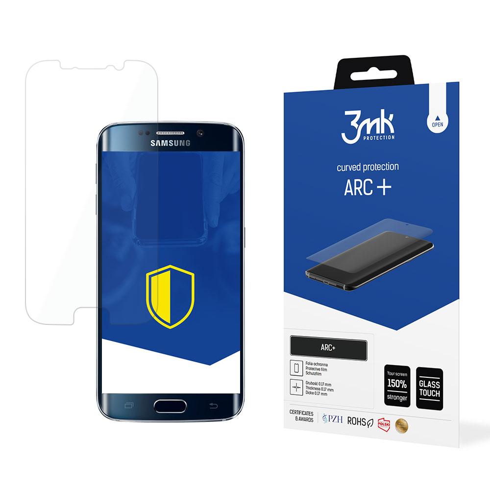3MK lenkta ARC ekrano apsauga, skirta Galaxy S6 Edge